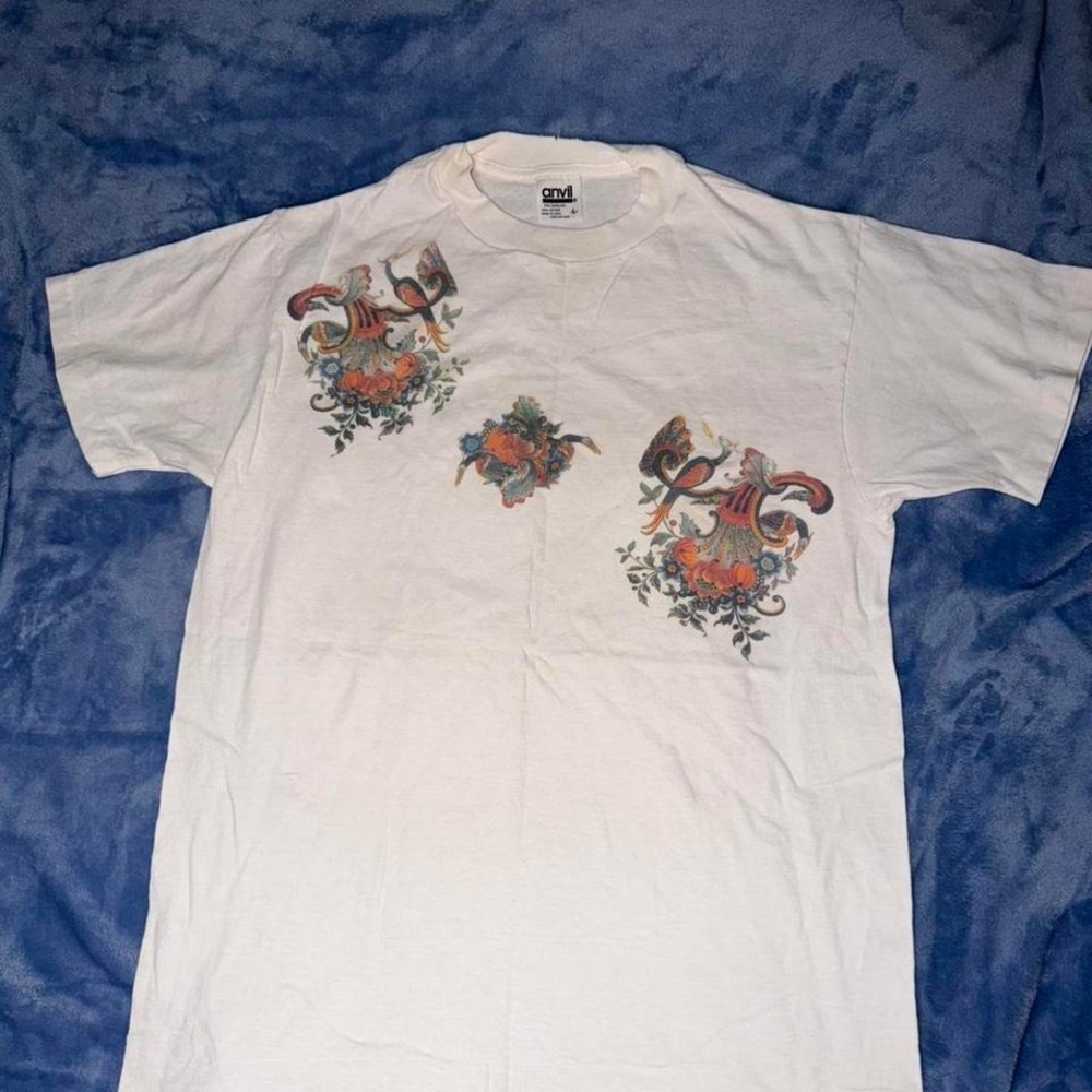 VINTAGE SINGLE STITCH ANVIL JAMSEY‎  T-SHIRT men size  LARGE